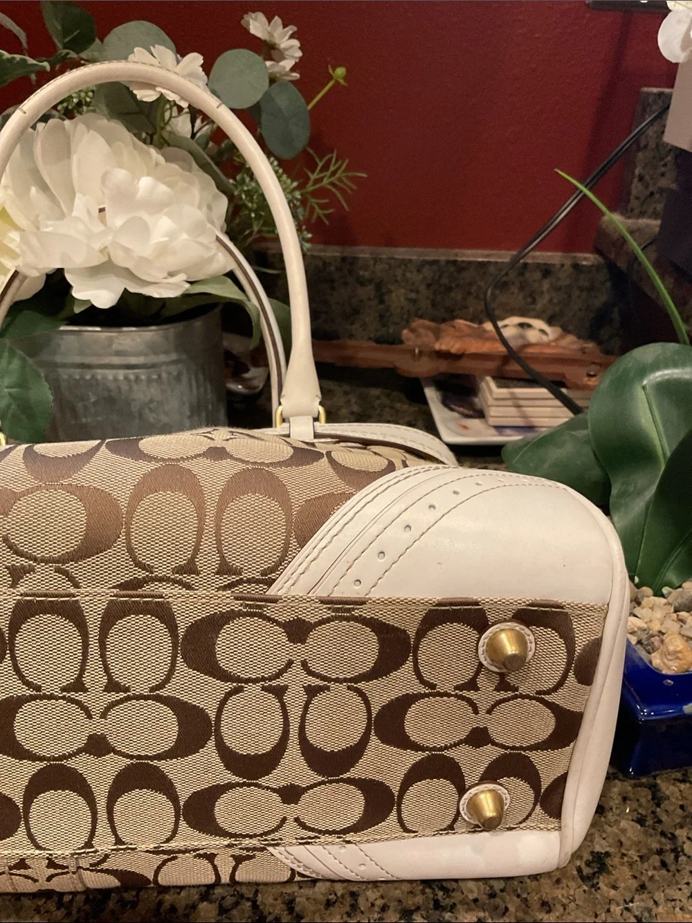 Vintage Coach Signature Bag Classic